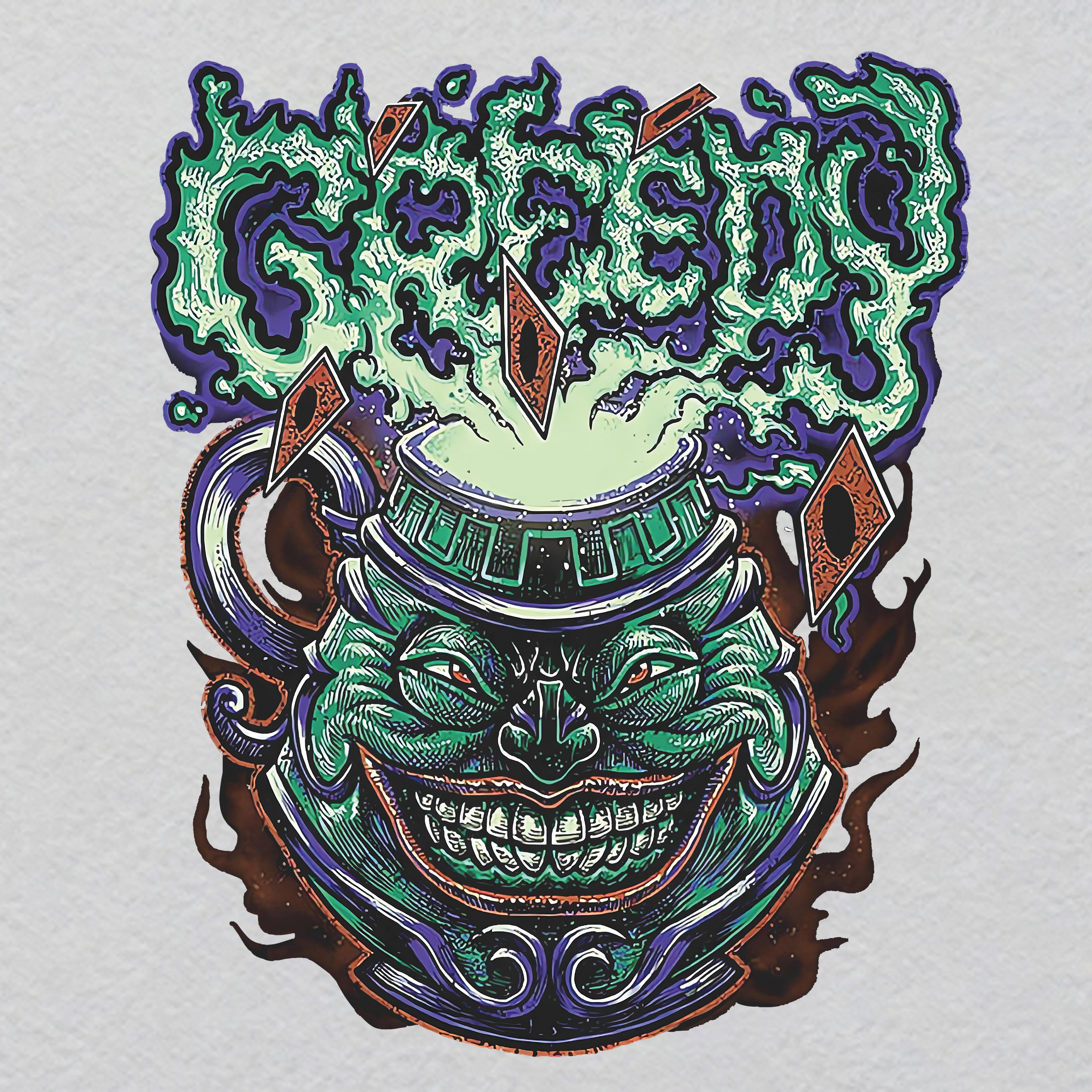 K000281-w28.6h35	Crystal Antique Scale Model Iron-On | Globe on Stand Design