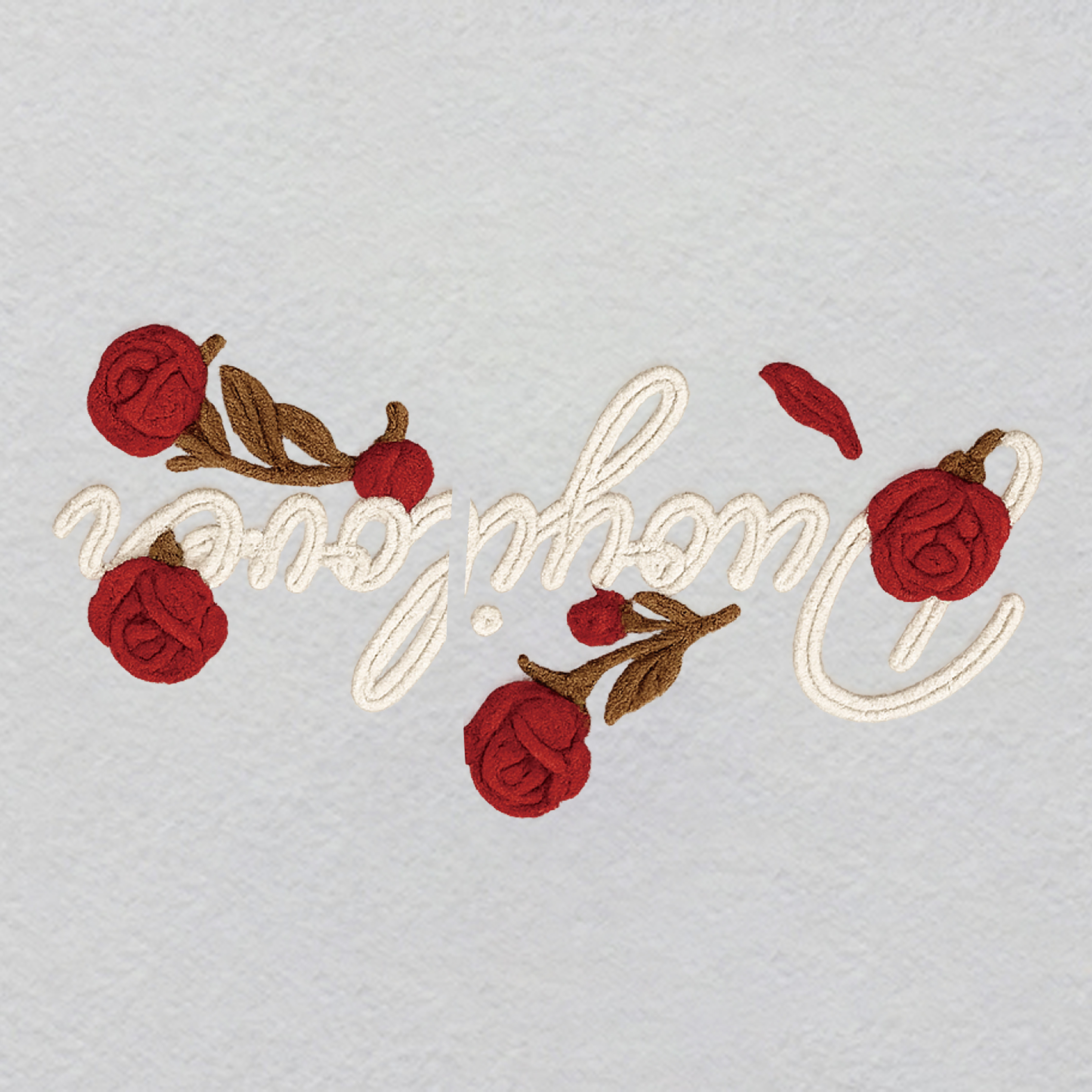 P000103-w35h17.83	Crystal Fossilized Fern Iron-On | Prehistoric Plant Impression