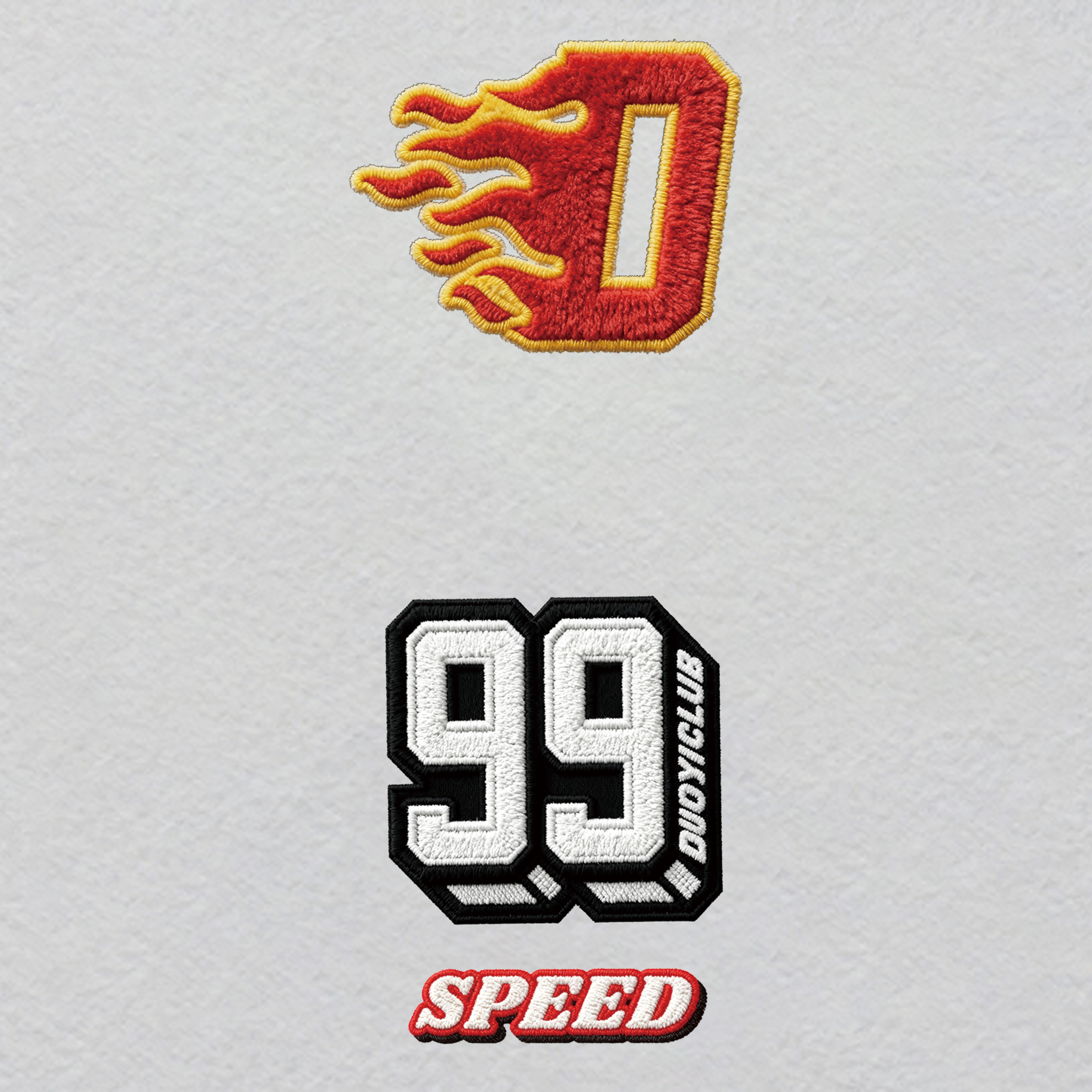 P000052-w13.7h35	Neon Deconstructed Heartbeat Patch | Glowing EKG Line & Pulse