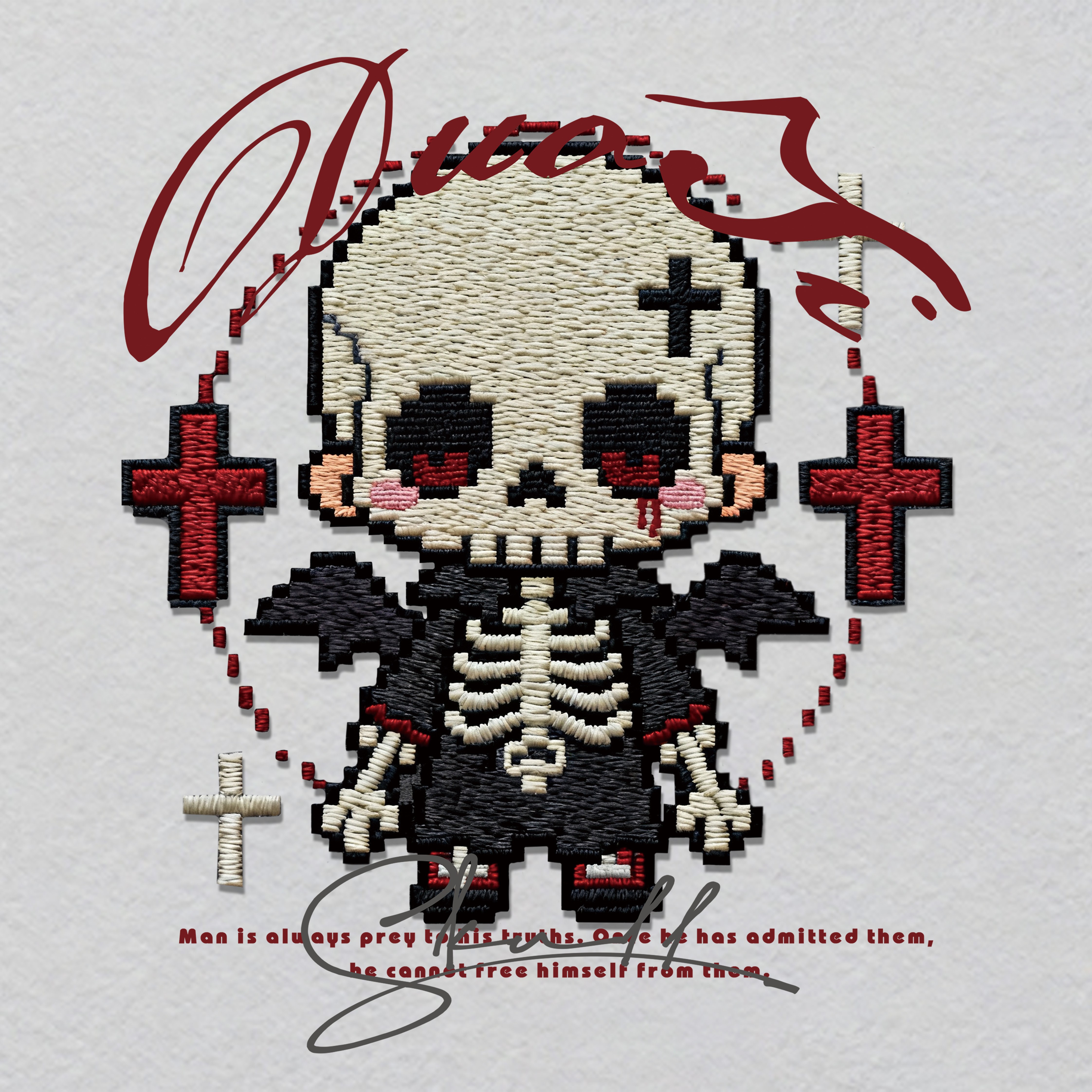 P000185-w29.6h35	Crystal Retro Game Cartridge Label | Blow-to-Fix Glow Nostalgia