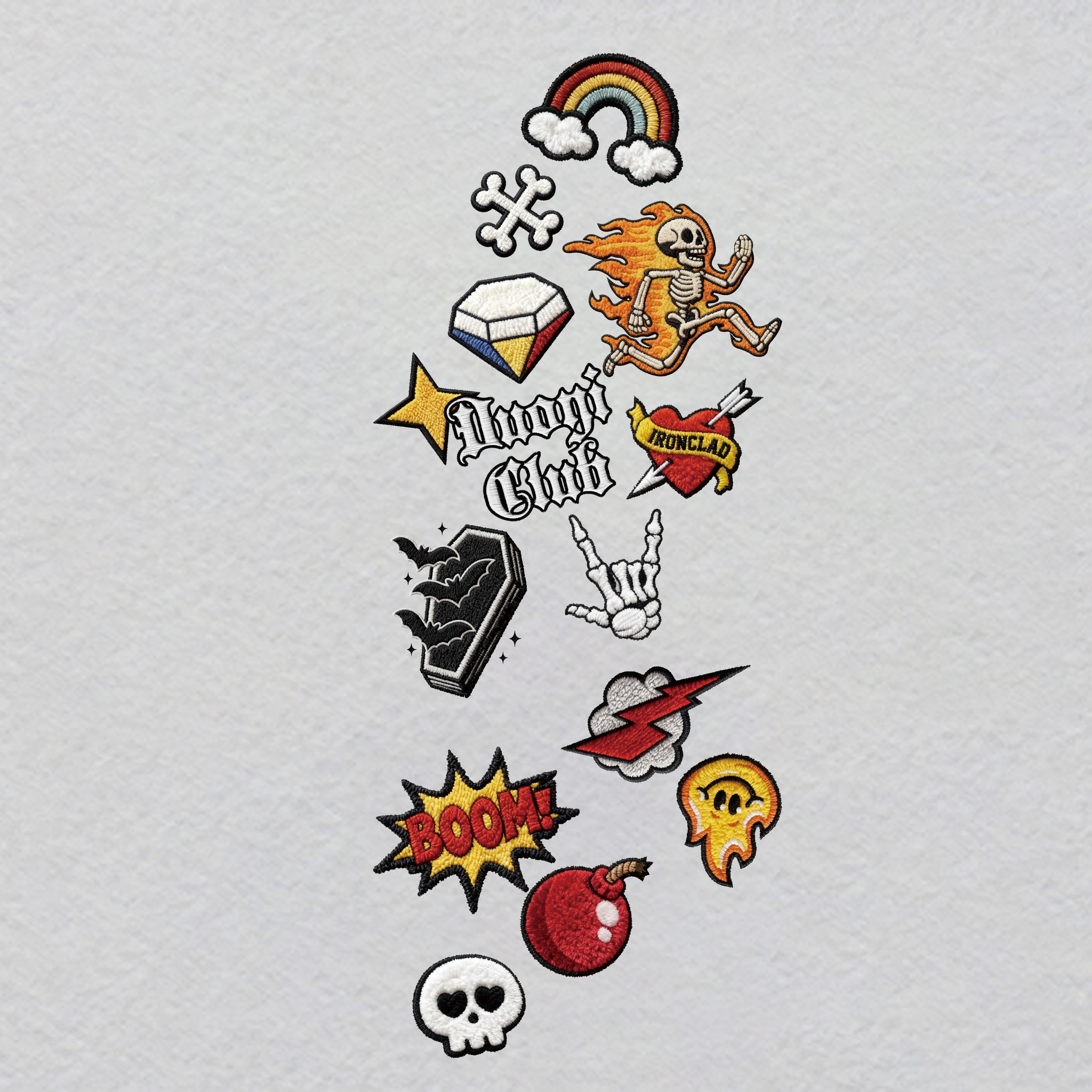 P000104-w14.25h35	Dream Logic Portal UV Patch | Glowing Surreal Doorway