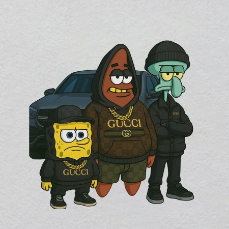 X00151-w27.35h27.95	"Neon System Overload" Crystal Label | Critical Meltdown Warning