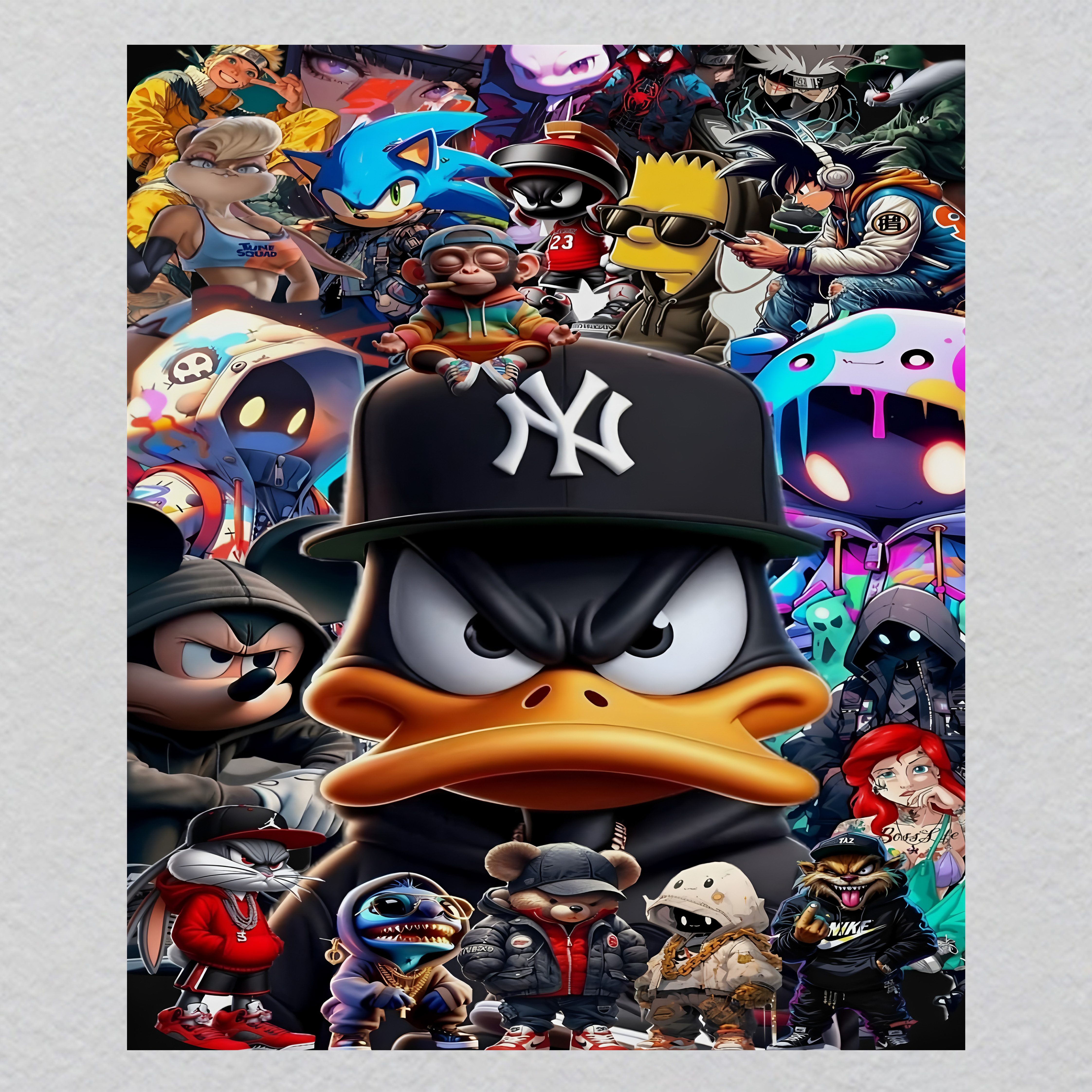 X00029-w29.18h35	Neon "Semantic Satiation" Patch | Glowing Repeated Word "Word Word"