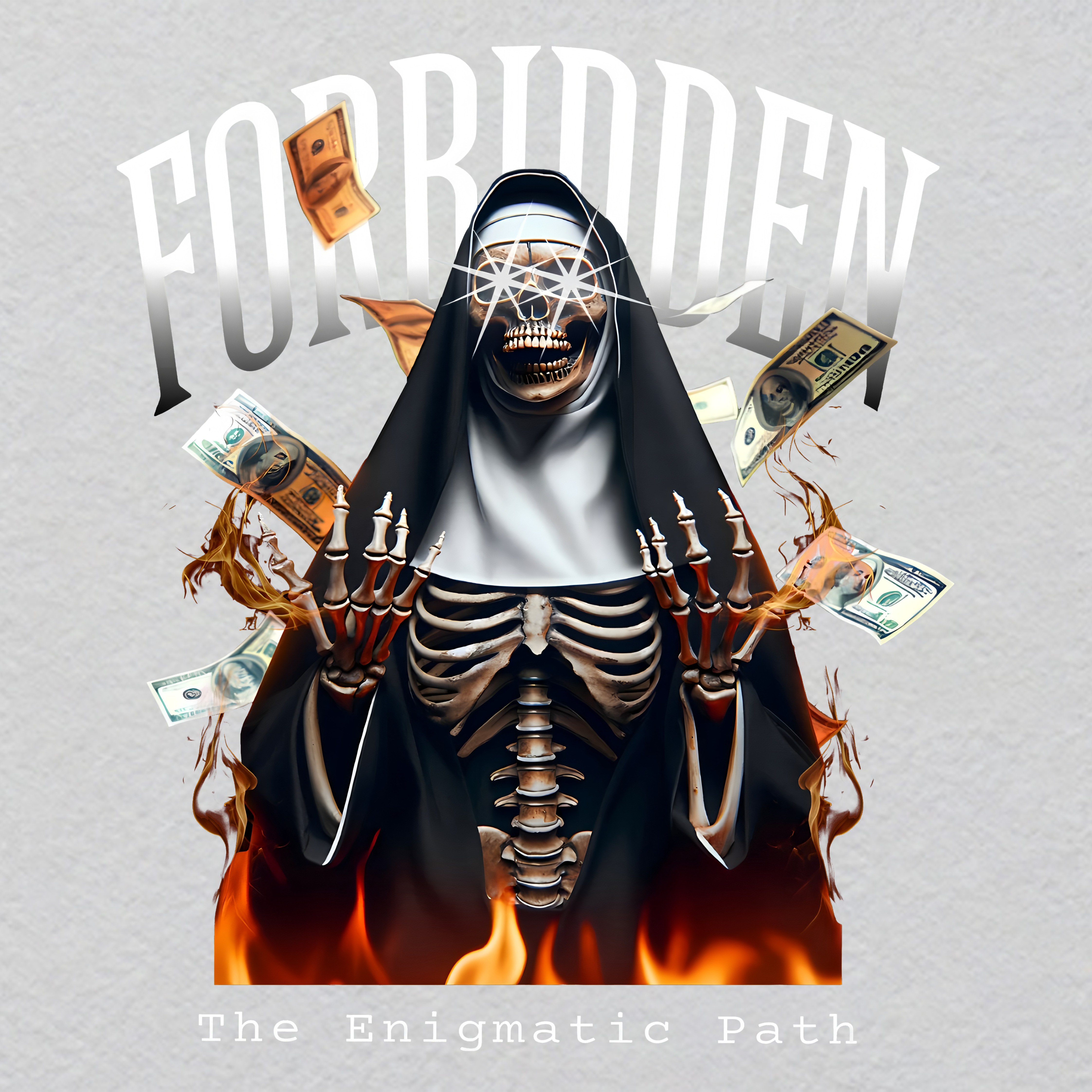 X00090-w29.18h35	"Mycorrhizal Network" Crystal Label | Glowing Forest Internet