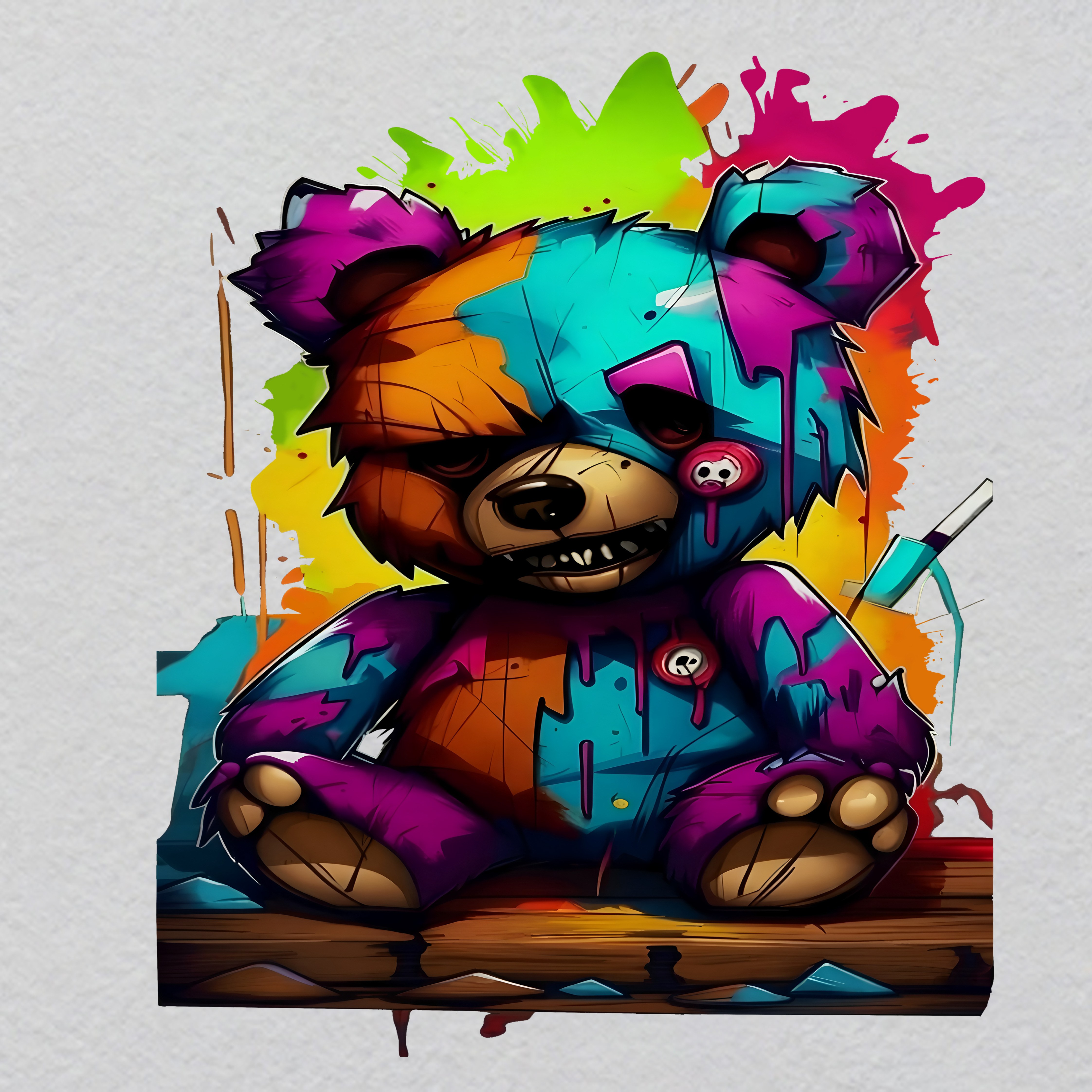 X00030-w29.18h35	"The Backrooms" Fluorescent Crystal Label | Glowing Liminal Space