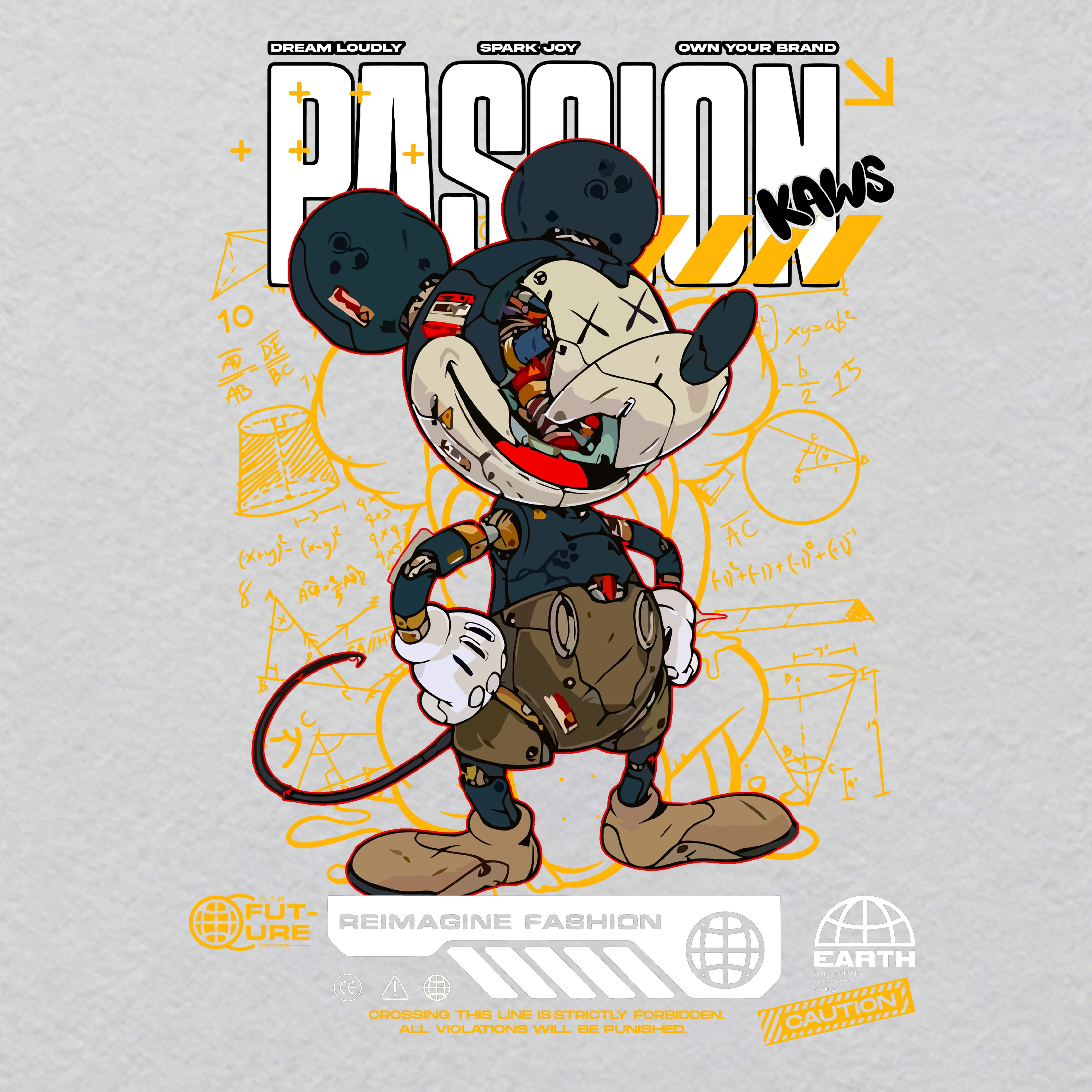 X00095-w25.28h35	Glowing Plankton Tide UV Patch | Ocean Surface Sparkle at Night