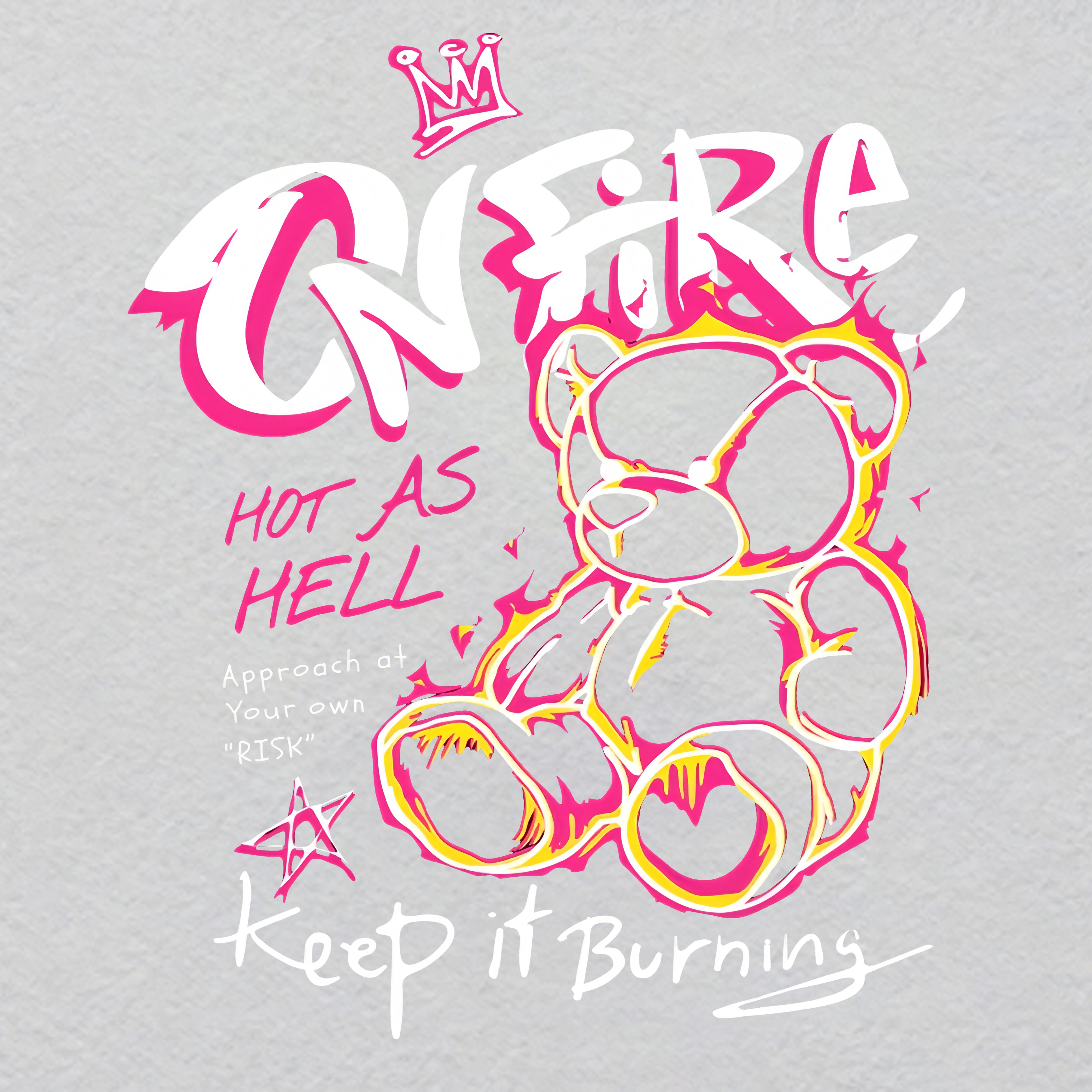 X00081-w29.18h35	"Kaleidoscope Fragment" Crystal Label | Symmetrical Shatter