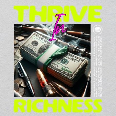 X00132-w29.18h35	"Mycelial Bloom" Crystal Label | Glowing Fungal Fruiting Bodies