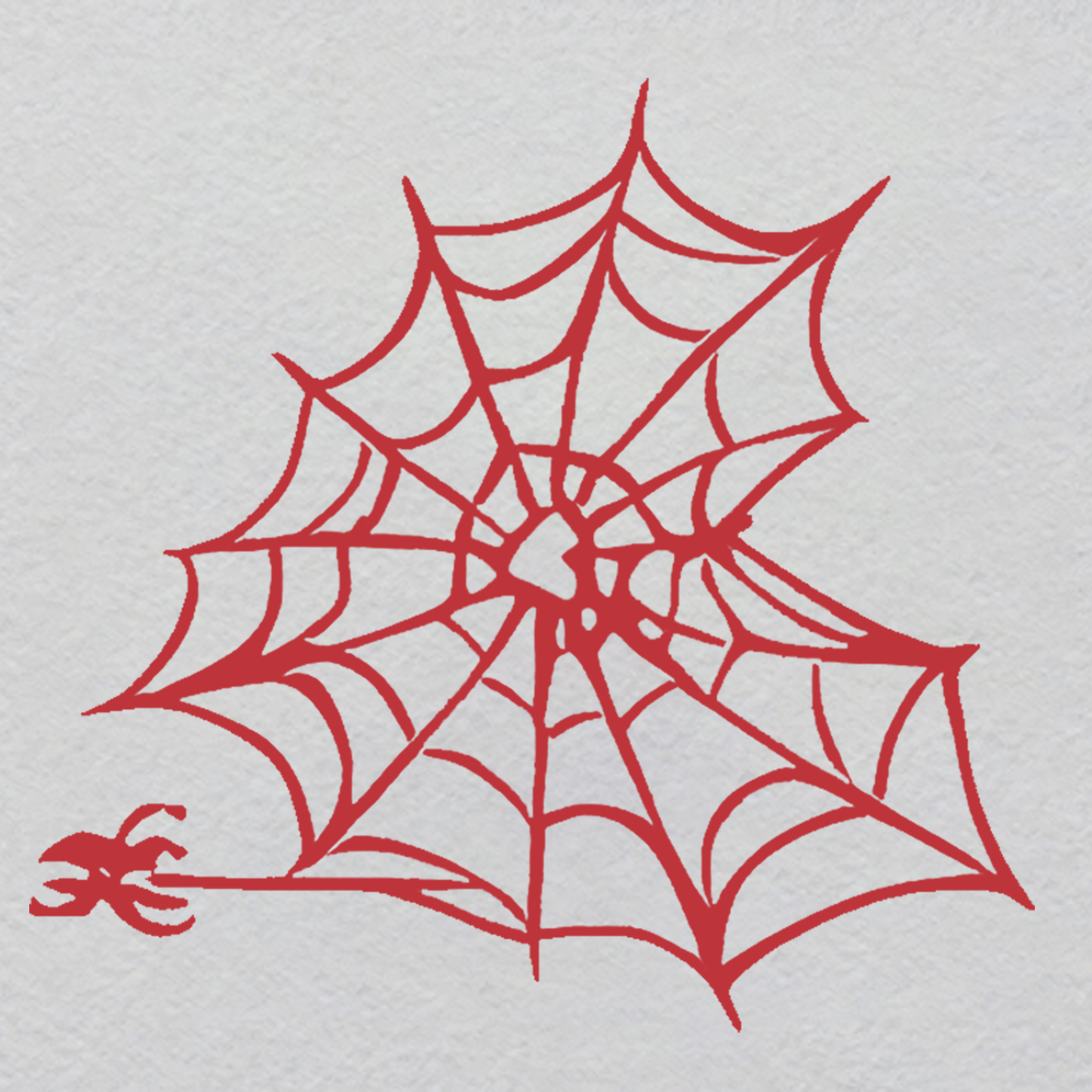 K000024-w35h33.22	"Neon Palimpsest" Crystal Label | Glowing Layered Ancient Text