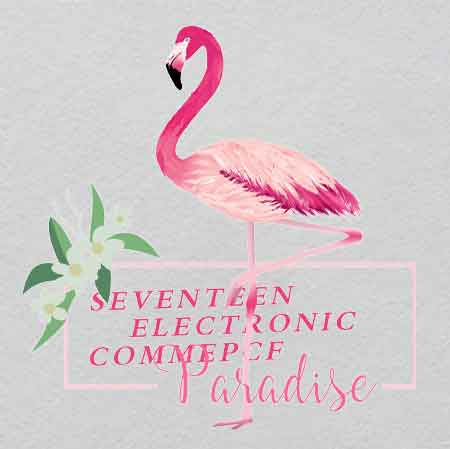 Flamingo print w30h30.8	Photosynthesis Light Reaction UV Patch | Glowing Chlorophyll Process