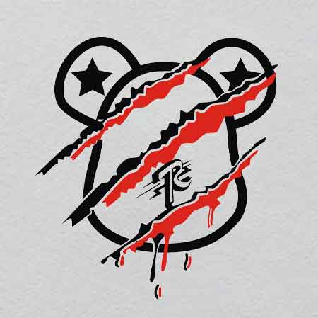 Claw print bear w28h30	Crystal Antique Sextant Iron-On | Celestial Navigation Tool