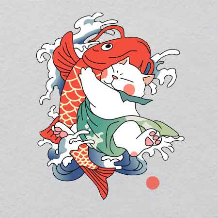 Carp cat w24.3h30.6	Neon Mineral Vein UV Patch | Glowing Ore in Rock Formation