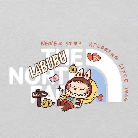 labubu（173）-w33.7h19.8	Labubu UV Crystal Embroidered Iron-On Patch