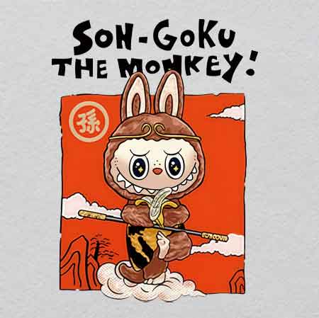 labubu（240）-w25.5h35	Labubu Mystery: UV Crystal Iron-On Patch