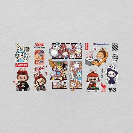 labubu（84）-w35h16.4	Secret Glow: Labubu UV-Activated Iron-On Patches