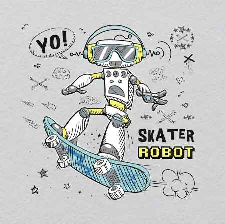 Trendy brand robot w28.3h28.3	Crystal Antique Weather Vane Iron-On | Rooster & Wind Direction