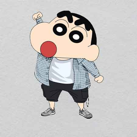 Trendy Crayon Shin chan w19.8h29	 Crystal Label | Glowing Measure of Distance