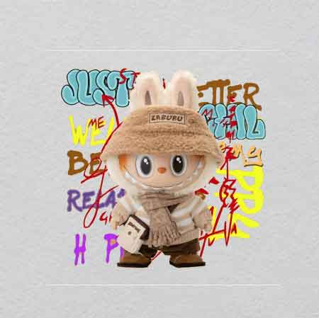 labubu（35）-w34.4h33.6	Iron-On Fun: Labubu Figures with UV Crystal Details