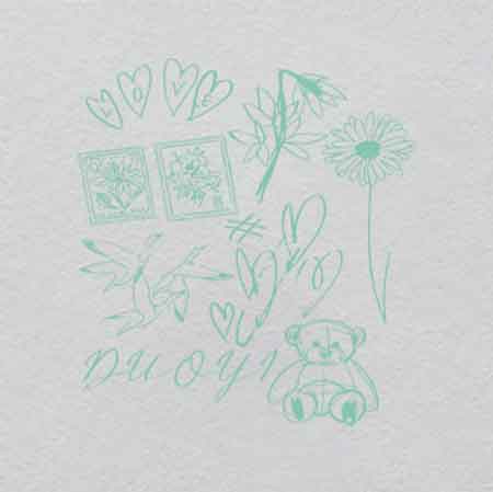 Z000045-w32.3h35	"Memory Palace Door" Crystal Label | Glowing Mental Architecture