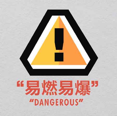 Flammable and explosive w23h27.4	Neon Traffic Light Sequence Patch | Red/Yellow/Green Glow Grid