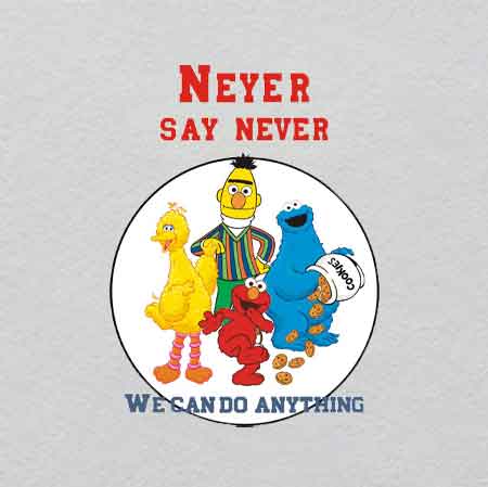 Sesame Street Cartoon -1W22.6H30.3	Crystal Retro Computer Terminal Iron-On | Green CRT Screen Glow