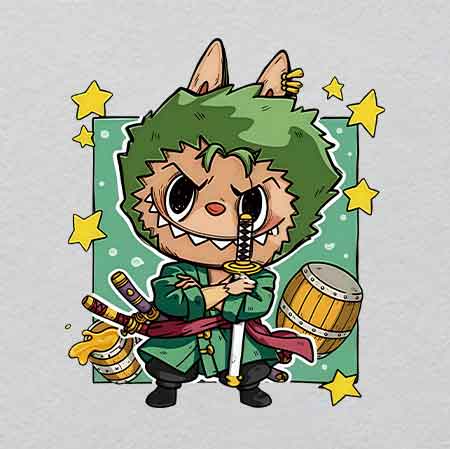 labubu（213）-w39.7h34.3	Labubu UV Crystal Iron-Ons for Backpacks