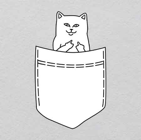 Pocket finger cat w20h33	Photosynthetic Bacteria Mat UV Patch | Glowing Primordial Life