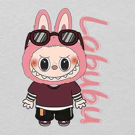 labubu（209）-w27h35	Craft Your Look: Labubu UV Crystal Patches