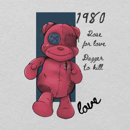 BEAR789A11 w22.8h29.8	Neon Patch | Glowing Rocket Leaving Orbit