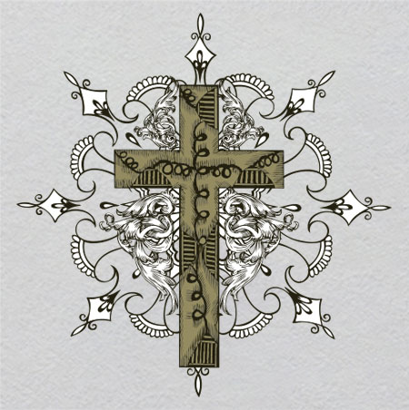 KELUOXIN10w3.5h3.59	Tapestry Fragment Crystal Iron-On | Glowing Threads