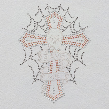 KELUOXIN16w2.56h3.5	Crystal Iron-On | Glowing Ghost of Lost Future