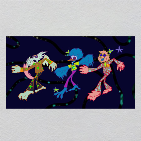 LV_PATTERN26w3.5h1.96	UV Zodiacal Light Patch | Glowing Cosmic Dust in Solar System